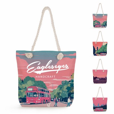 Eco-Friendly Cotton Canvas Day Trip Tote Bag