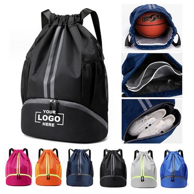 Large Sports Drawstring Backpack