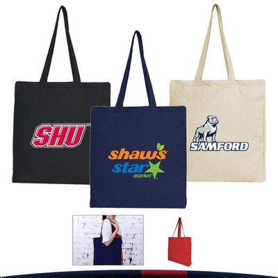 Halora Gusseted 6 Oz Cotton Tote