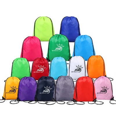 Polyester Drawstring Backpack for Outdoor Storage