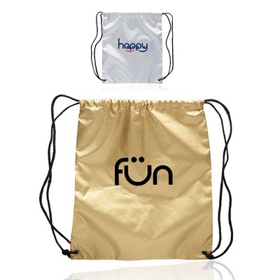 Shiny Classic Drawstring Backpacks